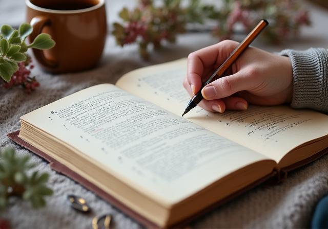 Creative journaling for digital detox